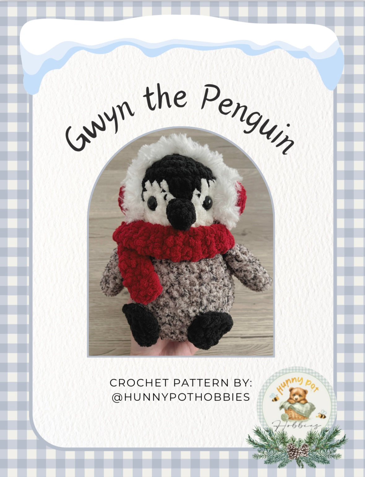 Gwyn the Penguin Pattern