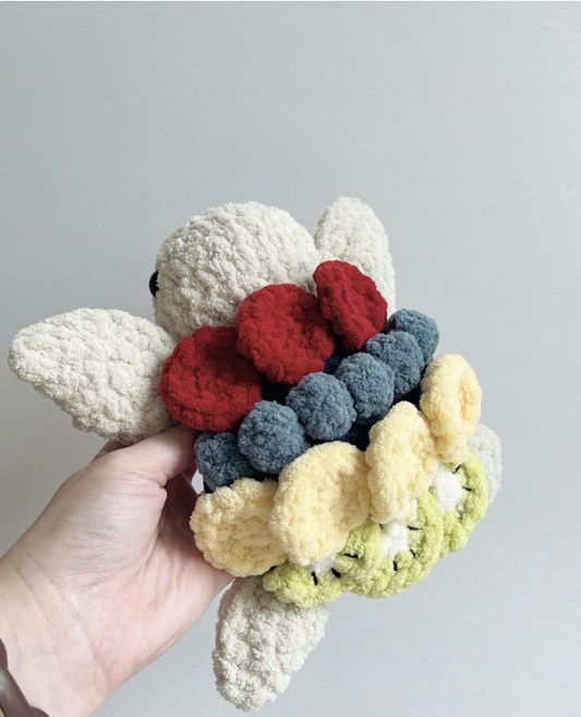 Crochet Fruit Bowl Turtle